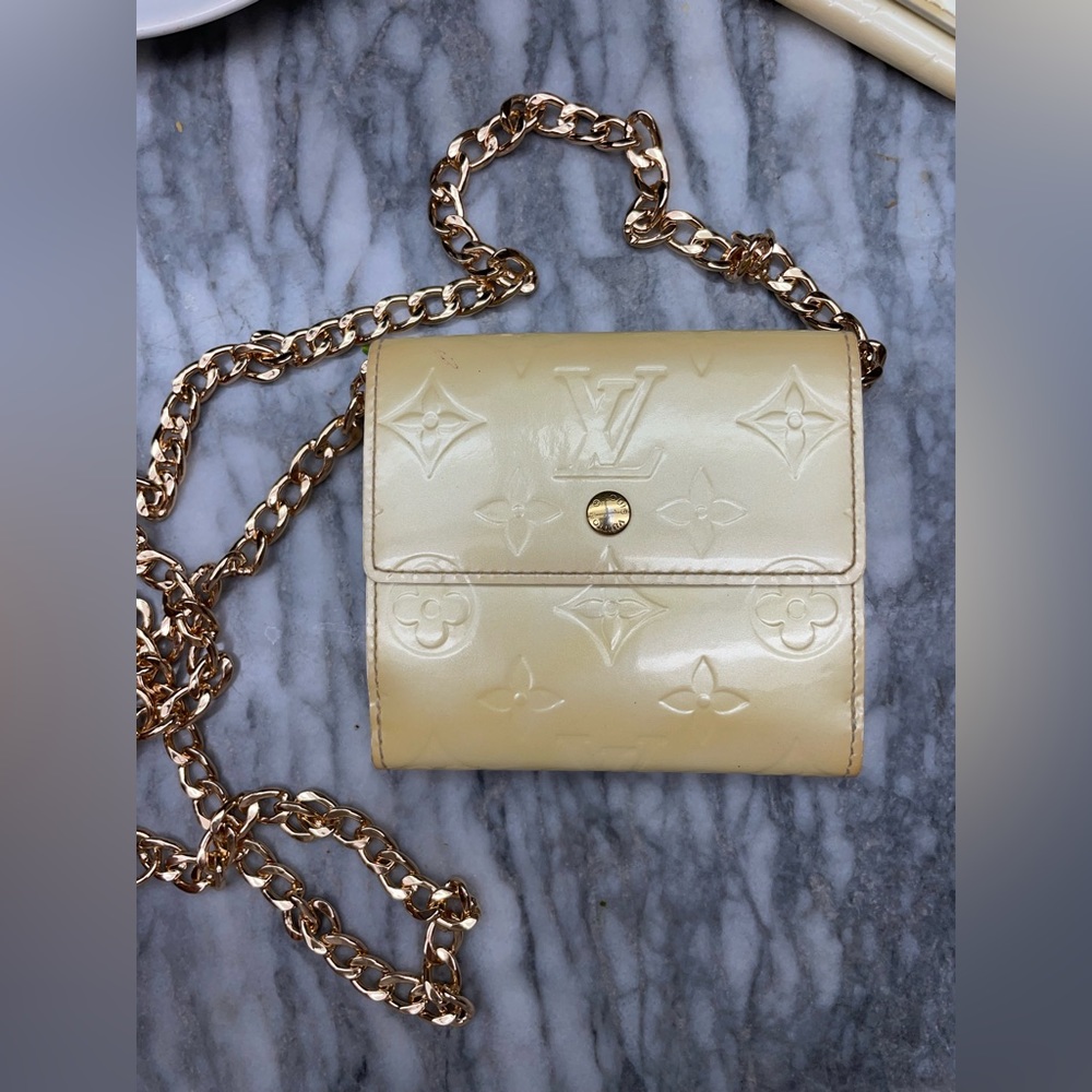 Louis Vuitton SET vernis leather wallet & key case (authentic) - Picture 10 of 16